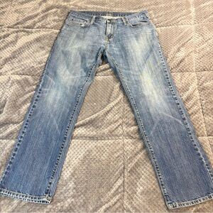 Old Navy Men's Faded Blue‎ Straight Jeans